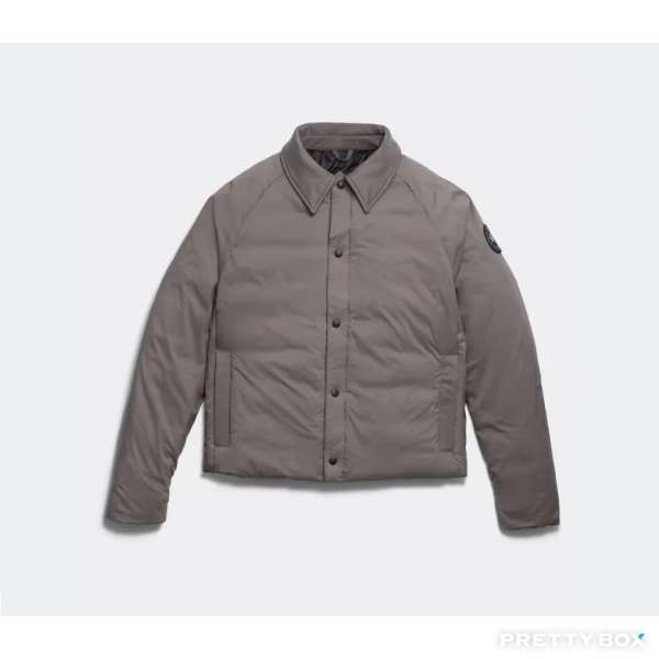 Canada Goose #2755MB 811 L Lodge系列 長袖輕量短款羽絨服 男款 (海岸灰)