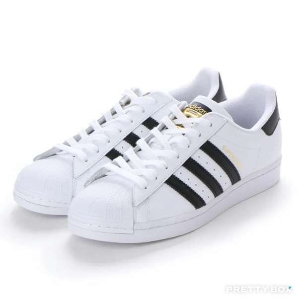 Adidas #EG4958 Originals Superstar 男女同款 白黑色(UK 7)