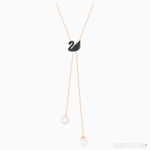 施華洛世奇 5351806 SWAROVSKI ICONIC SWAN Y形項鏈