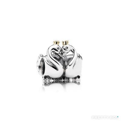 Pandora - CHARMS - Swan Embrace Charm #791189